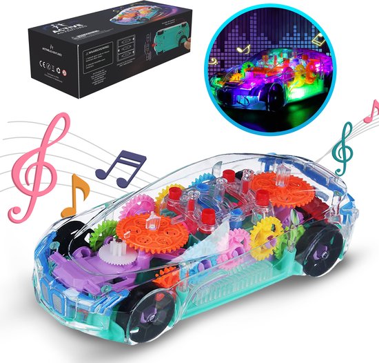Active Adventures - Speelgoed Disco Auto - Licht en Geluid - Educatief voor Jongens & Meisjes van Active Adventures
