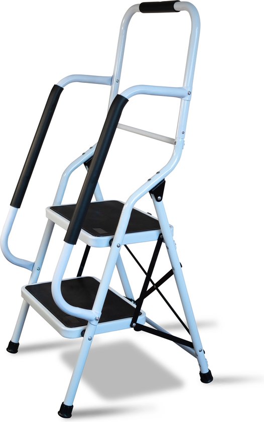 Aidapt opstapkruk met leuning - 2 treden van Aidapt