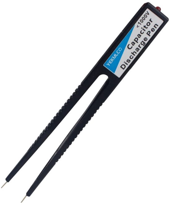 aladdien - Hoogspanning Ontlading Pen - Snelle Reparatie Tool - Compact Formaat - Capacitieve Afvoer Pen - Voor Elektronica - 16 x 16 x 2,5 cm