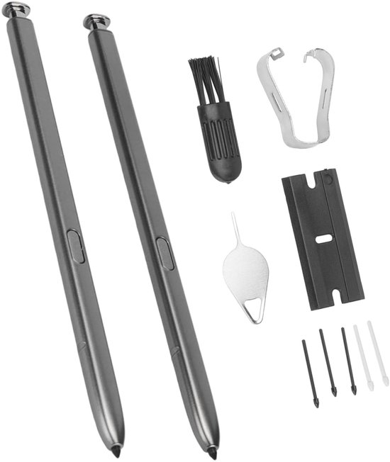 aladdien - Stylus Pen - Vervangende Touch Pen - Lichtgewicht - Grijs - Geschikt voor Note 20 en Note 20 Ultra 5G - 2 Stuks