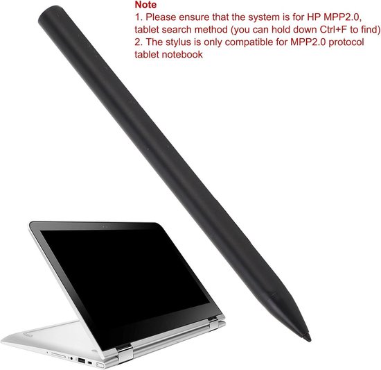 Allecta - Styluspen voor Laptop Touchscreens - Geschikt voor Pavilion X360, Spectre X360, ENVY X360 - Active Stylus Digital Pen voor Thuiskantoor