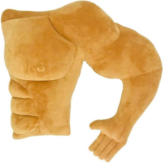 Arm Body Kussen - Spier Man Vriendje Knuffel Buddy - Grappige Joke Toy Gag - Geschenken voor Verjaardag Valentijnsdag Lichaamskussen van $