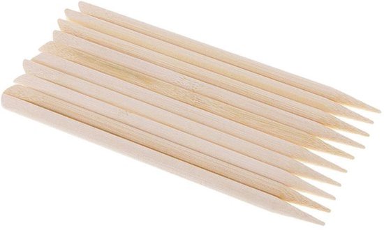Artist Pen 10 Stuks - Bamboe Stylus - Scratchers Tool - Tekenen voor Kinderen - Reisactiviteit - Perfect Cadeau - Tekenpen