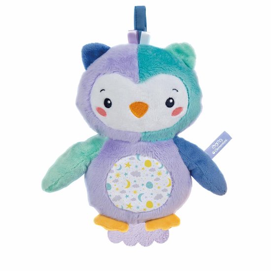 Baby Clementoni For You - Eerste Maanden - Lichtgevende Knuffel Uil, knuffel baby van Clementoni