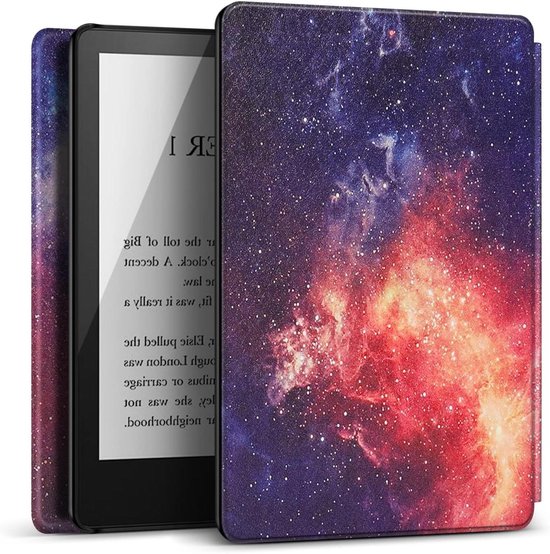 Beschermhoes Kindle Paperwhite - E-reader hoes Kindle cover - E-reader beschermen - Automatische slaapwek functie - 68 inch - Melkstraat