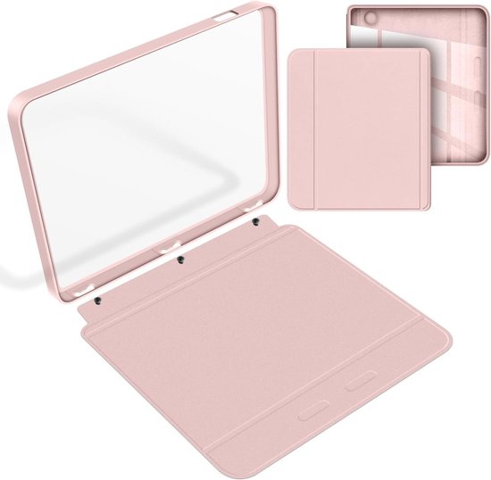 Beschermhoes Kobo Libra - E-reader Cover - Lezen Beschermen - Afneembare Cover - 7 inch - Roze
