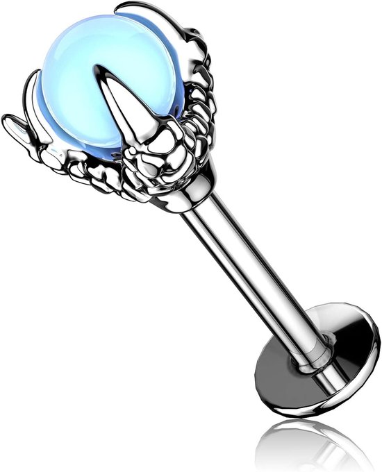 Body Piercing 16G Helix Oorbellen 316L Roestvrij Staal Drakenklauw Tragus Stud Oorbellen Labret Piercing Sieraden Lip Conch Piercing Sieraden