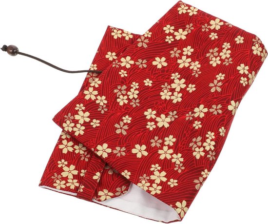 Boekomslag Stof - Boekbeschermer Decoratief - Boeken Personaliseren - Wasbaar en Slijtvast - A5 Formaat - Rood