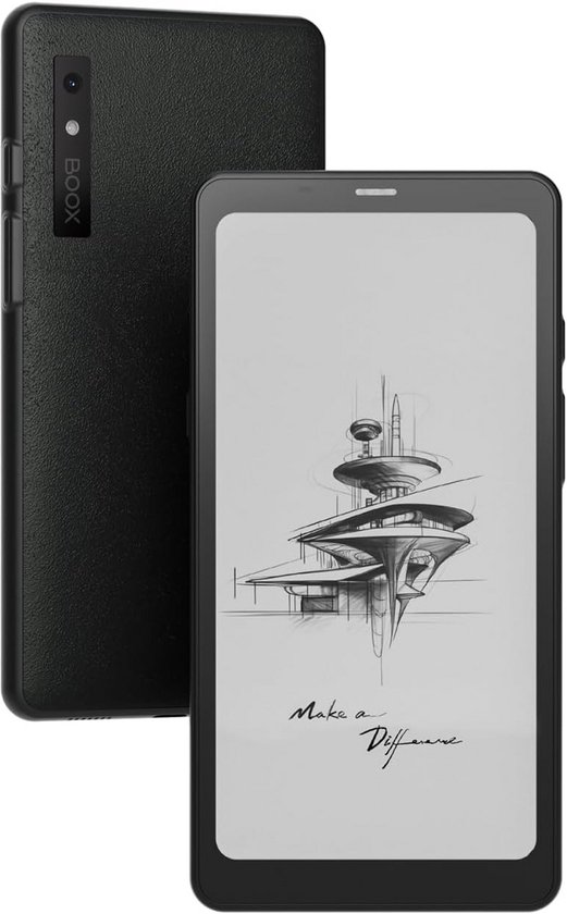 BOOX Palma eBook-reader 6 inch ePaper 128GB mobiel met frontverlichting en camera