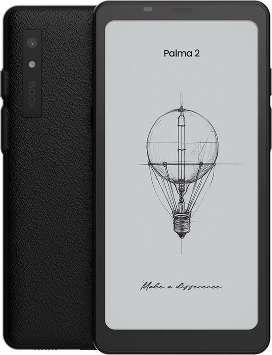 Boox Palma2 e-reader - Zwart - Krachtige 6,13" e-inkt e-reader in Smartphone formaat, mét Google Play Store van BOOX