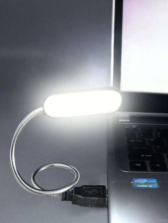 Borvat® - Laptop Lampje - LED Toetsenbord verlichting - USB - leeslampje van Borvat