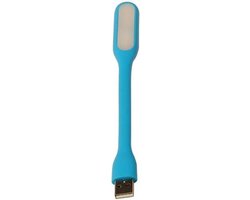 Borvat® | USB siliconen lamp | 6 led | laptop sterk | 5 Stucks |  Blauw van Borvat