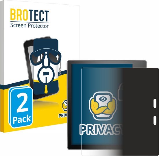 BROTECT - privacy screenprotector voor Amazon Kindle Oasis 2019 (10. Gen.) - Folie Beschermfolie Blauwlichtfilter (2 Stuks) van BROTECT