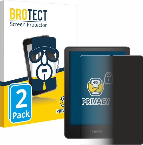 BROTECT - privacy screenprotector voor Amazon Kindle Paperwhite Signature 2021 - Folie Beschermfolie Blauwlichtfilter (2 Stuks) van BROTECT
