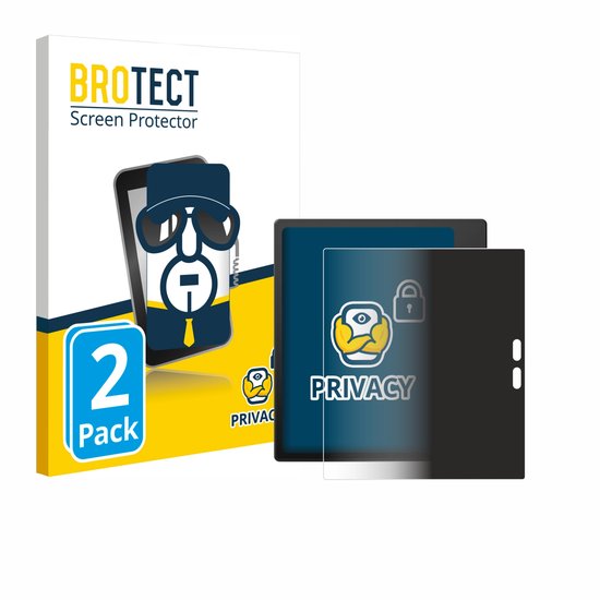 BROTECT - privacy screenprotector voor Boox Go 7 - Folie Beschermfolie Blauwlichtfilter (2 Stuks) van Merkloos