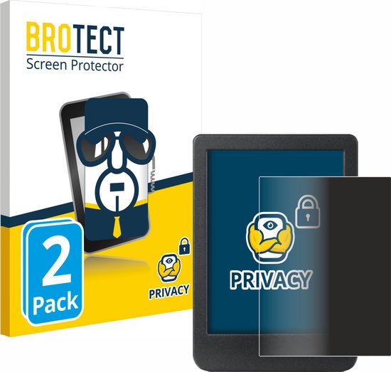 BROTECT - privacy screenprotector voor Kobo Clara BW - Folie Beschermfolie Blauwlichtfilter (2 Stuks) van BROTECT