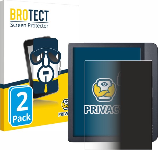BROTECT - privacy screenprotector voor Kobo Libra H2O / Colour 2024 - Folie Beschermfolie Blauwlichtfilter (2 Stuks) van BROTECT