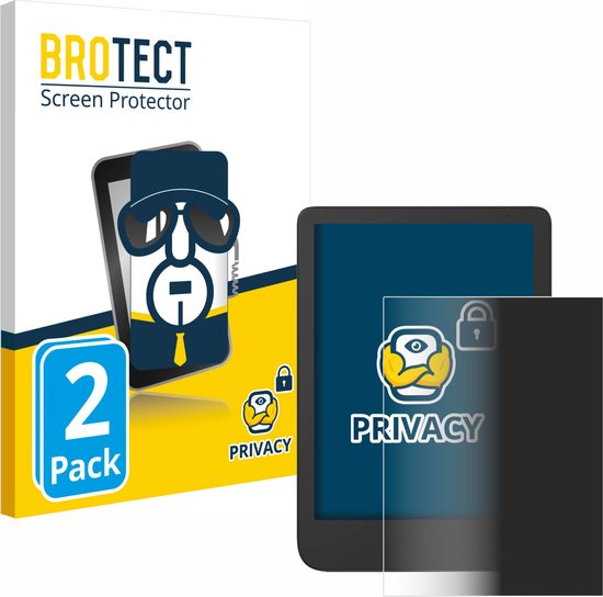 BROTECT - privacy screenprotector voor Tolino Shine 5 2024 - Folie Beschermfolie Blauwlichtfilter (2 Stuks) van BROTECT