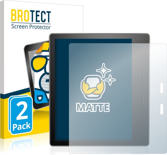BROTECT - Screenprotector voor Amazon Kindle Oasis 2017 (9.Gen) / 2019 (10.Gen) - Folie Beschermfolie matte (2 Stuks) van BROTECT