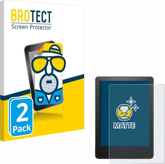 BROTECT - Screenprotector voor Amazon Kindle Paperwhite 2021 / 2023 - Folie Beschermfolie matte (2 Stuks) van BROTECT