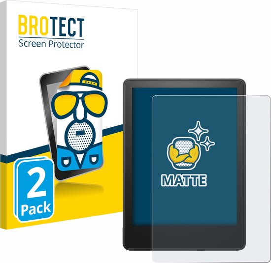 BROTECT - Screenprotector voor Amazon Kindle Paperwhite 2023 (11. Gen.) - Folie Beschermfolie matte (2 Stuks) van BROTECT