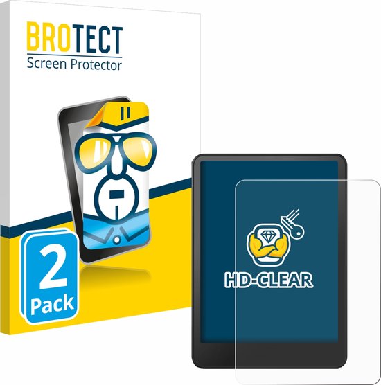 BROTECT - Screenprotector voor Amazon Kindle Paperwhite 2024 (12. Gen.) - Folie Beschermfolie transparant (2 Stuks) van BROTECT