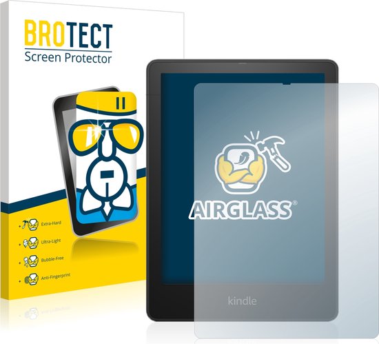 BROTECT - Screenprotector voor Amazon Kindle Paperwhite Signature 2021 - Folie Beschermfolie Beschermglas transparant van BROTECT