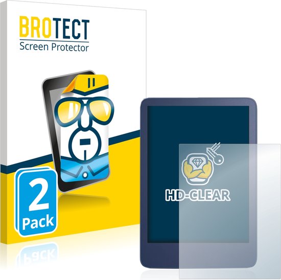 BROTECT - Screenprotector voor Amazon Kindle Reader 2022 - Folie Beschermfolie transparant (2 Stuks) van BROTECT
