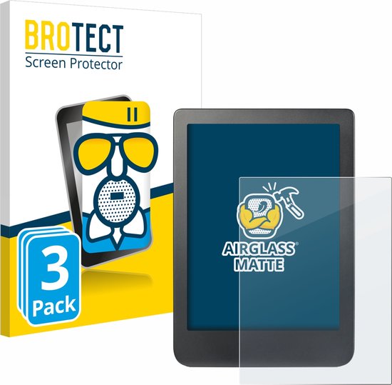 BROTECT - Screenprotector voor Kobo Clara HD (6") / BW / Colour - Folie Beschermfolie Beschermglas matte 3 Stuks van Merkloos