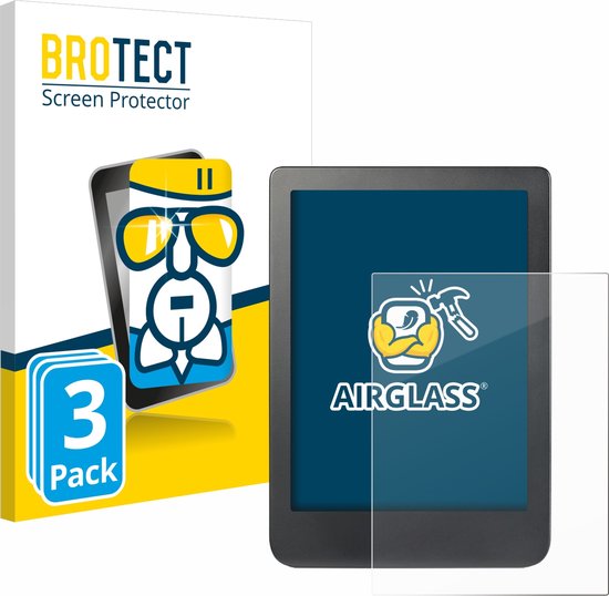 BROTECT - Screenprotector voor Kobo Clara HD (6") / BW / Colour - Folie Beschermfolie Beschermglas transparant (3 Stuks) van BROTECT