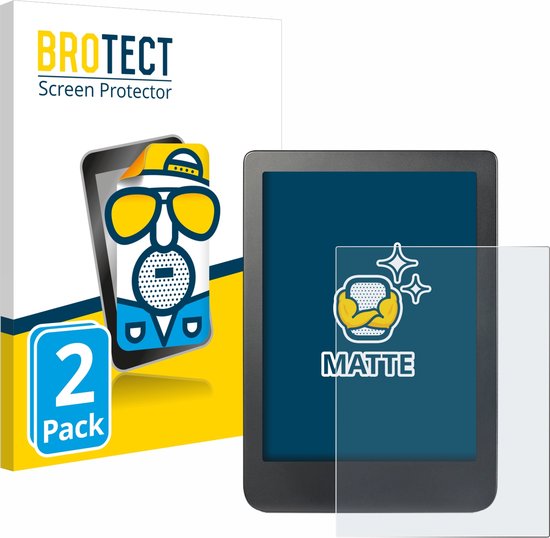BROTECT - Screenprotector voor Kobo Clara HD (6") / BW / Colour - Folie Beschermfolie matte (2 Stuks) van BROTECT