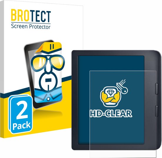 BROTECT - Screenprotector voor Kobo Libra 2 - Folie Beschermfolie transparant (2 Stuks) van BROTECT