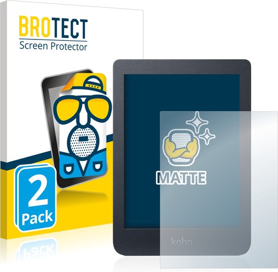 BROTECT - Screenprotector voor Kobo Nia - Folie Beschermfolie matte (2 Stuks) van BROTECT