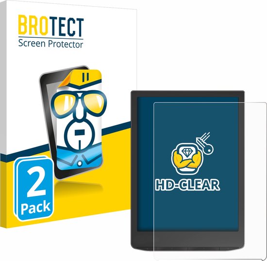 BROTECT - Screenprotector voor PocketBook InkPad 4 - Folie Beschermfolie transparant (2 Stuks) van BROTECT