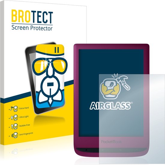 BROTECT - Screenprotector voor PocketBook Touch Lux 5 - Folie Beschermfolie Beschermglas transparant van BROTECT