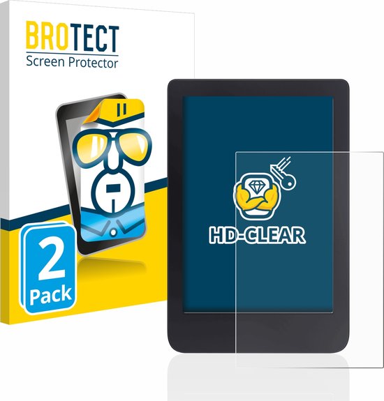 BROTECT - Screenprotector voor Tolino Shine 3 - Folie Beschermfolie transparant (2 Stuks) van BROTECT