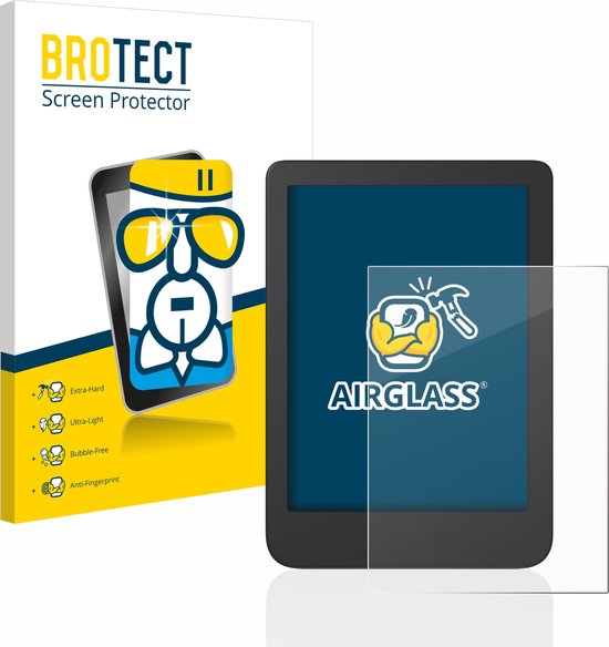 BROTECT - Screenprotector voor Tolino Shine 4 / 5 / 5 Color 2024 - Folie Beschermfolie Beschermglas transparant van BROTECT