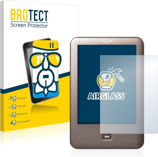 BROTECT - Screenprotector voor Tolino Shine - Folie Beschermfolie Beschermglas transparant van BROTECT