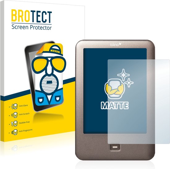 BROTECT - Screenprotector voor Tolino Shine - Folie Beschermfolie matte (2 Stuks) van BROTECT