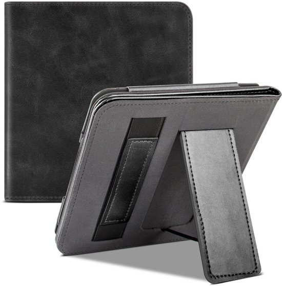 BukkitBow - Beschermhoes geschikt voor Kobo Sage - E-reader Cover - Smart Sleep Cover - Zacht Motief - Zwart van BukkitBow