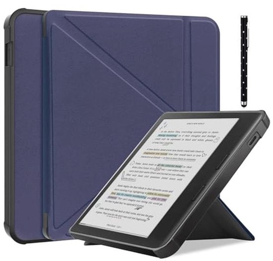 Case voor Kobo Libra Color 7 inch eReader met Zachte TPU Achterkant en Auto Wake/Sleep Functie