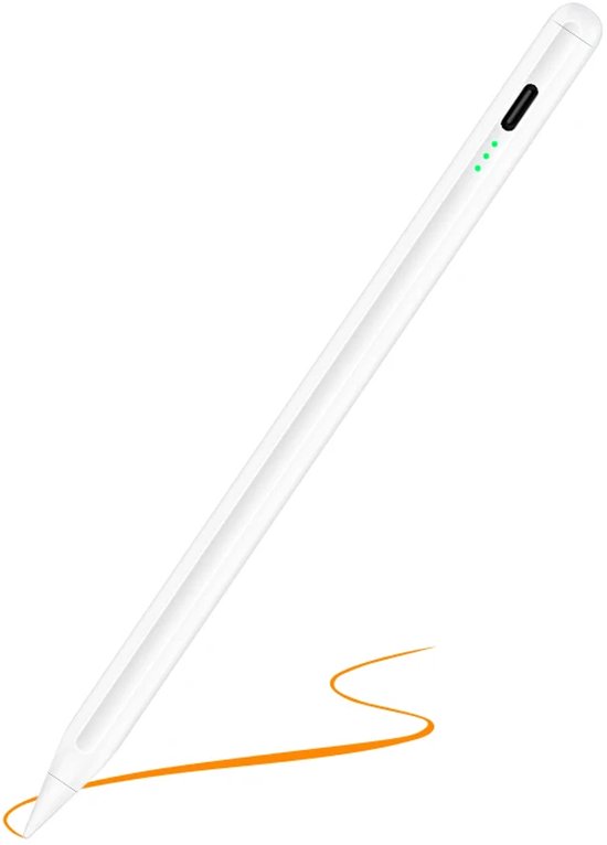 Casemania Universeel Stylus Pen - Wit - Geschikt voor iOS / Andriod / Windows - Alternatief voor Apple Pencil - Geschikt voor iPad & Samsung Galaxy Tab van Casemania