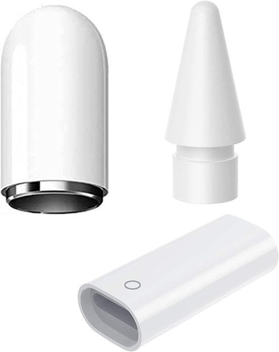 Compatibel met Apple Pencil 1st, magnetische reservedop voor Apple Pencil, reservepunten, compatibel met Apple Pencil 1e generatie