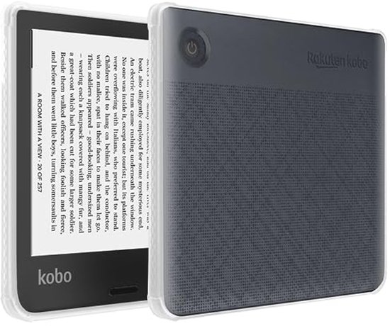 Compatibele Hoes voor Kobo Libra 2 en Tolino Vision 6 - Schokbestendig, Lichtgewicht en Antivervaging