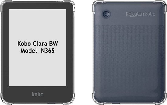 Crystal Clear Hoesje - Geschikt voor Kobo Clara BW - TPU Hoes Cover - Transparant - ereader hoesje - cover van GadgetBay
