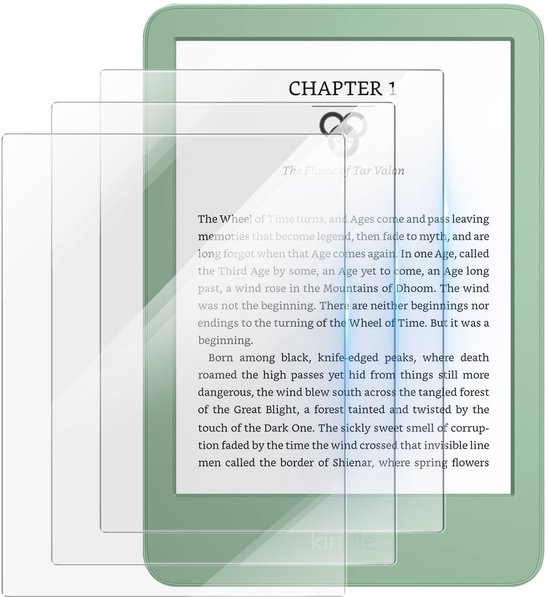 Dailygoods - 3 Pack Tempered Glass Screen Protector - 6 Inch voor E-Reader en Kobo Clara