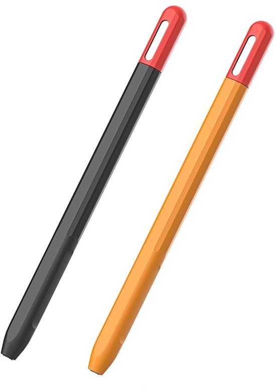 Dailygoods - ARFUKA Siliconen hoes compatibel met Apple Pencil Pro - schokbestendige beschermhoes met dop, anti-slip grip, lichte zachte hoes, hoes 2 stuks