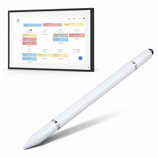 Dailygoods- Capacitive Pen - Verbeterde Visuele Nauwkeurigheid - Touchscreen Pen - Stylus Pen - Digitale Pen - ABS Body - Drie Penpunten