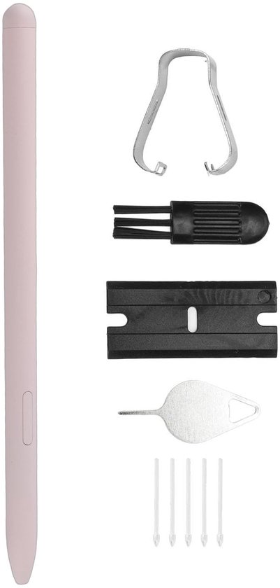 Dailygoods - Cosensi - Dailygoods - Dailygoody - Stylus Pen - Tablet Stylus - Hoge gevoeligheid - Roze - Geschikt voor Tab S6 Lite - 5 vervangende tips - 10,4 inch