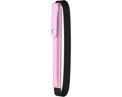 Dailygoods - Dailygoody - Beschermhoes - Apple Pencil Hoes - PU-leer - Roze Bloem - Bescherming tegen stoten en krassen - Geschikt voor iPad - Voor Apple Penc...